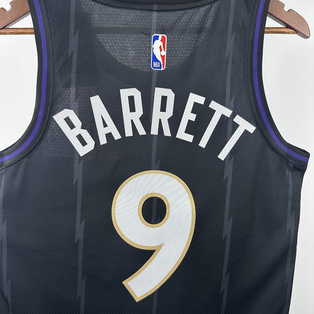 2025 Toronto Raptors Barrett #9 City Edition NBA Jersey 5