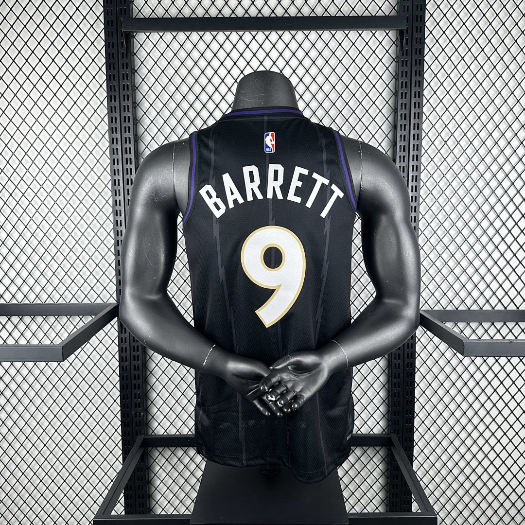2025 Toronto Raptors Barrett #9 City Edition NBA Jersey 9