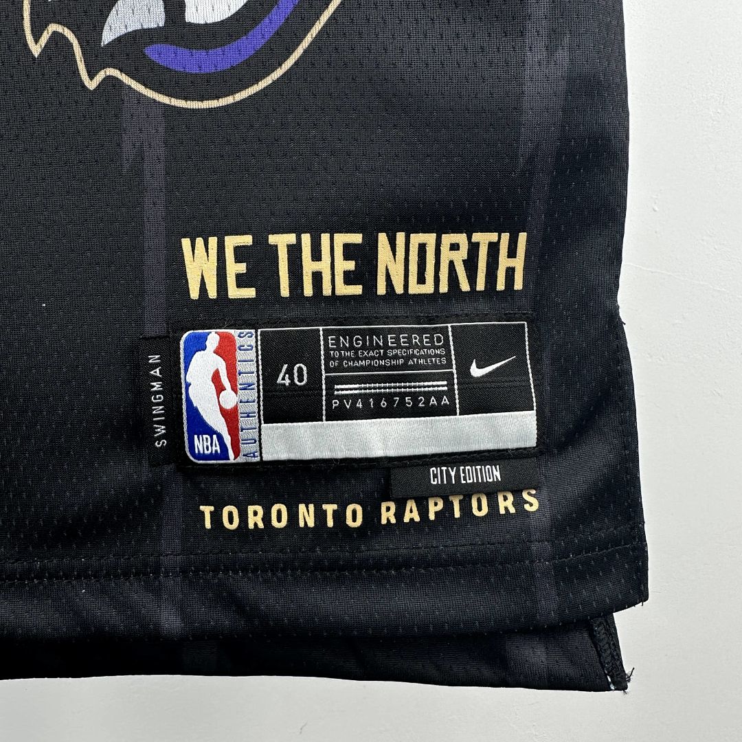 2025 Toronto Raptors Barnes #4 City Edition NBA Jersey 6