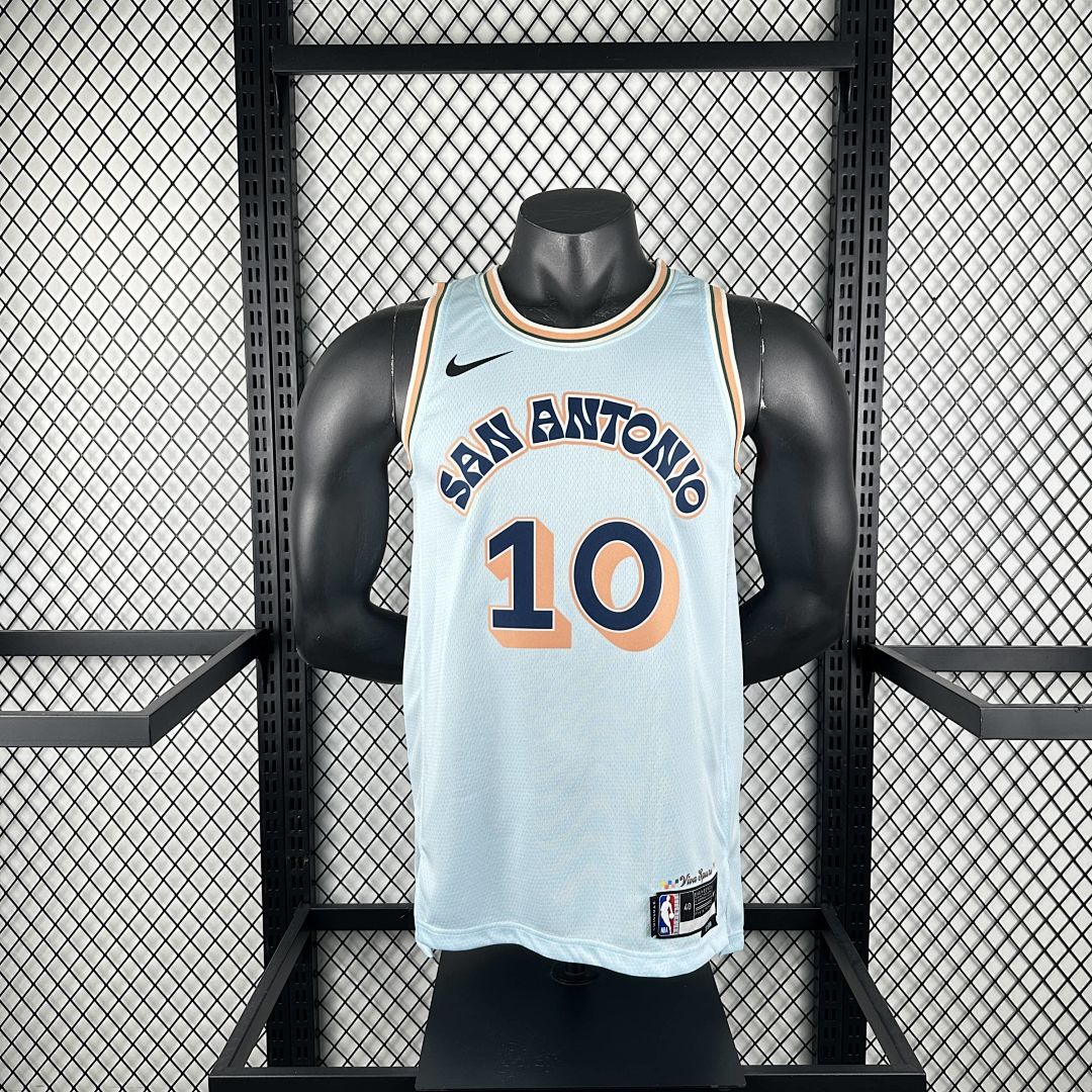 2025 San Antonio Spurs Sochan #10 City Edition NBA Jersey