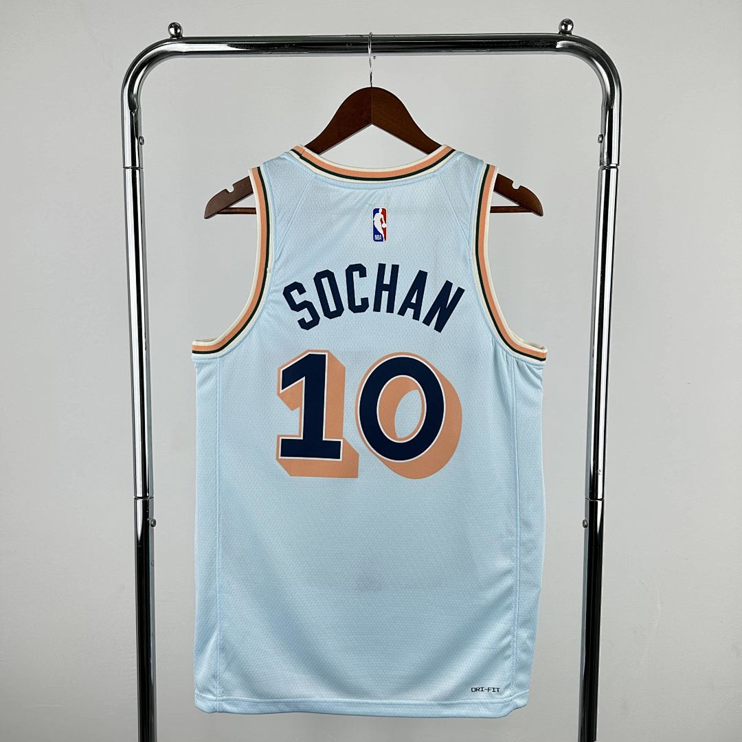 2025 San Antonio Spurs Sochan #10 City Edition NBA Jersey 9