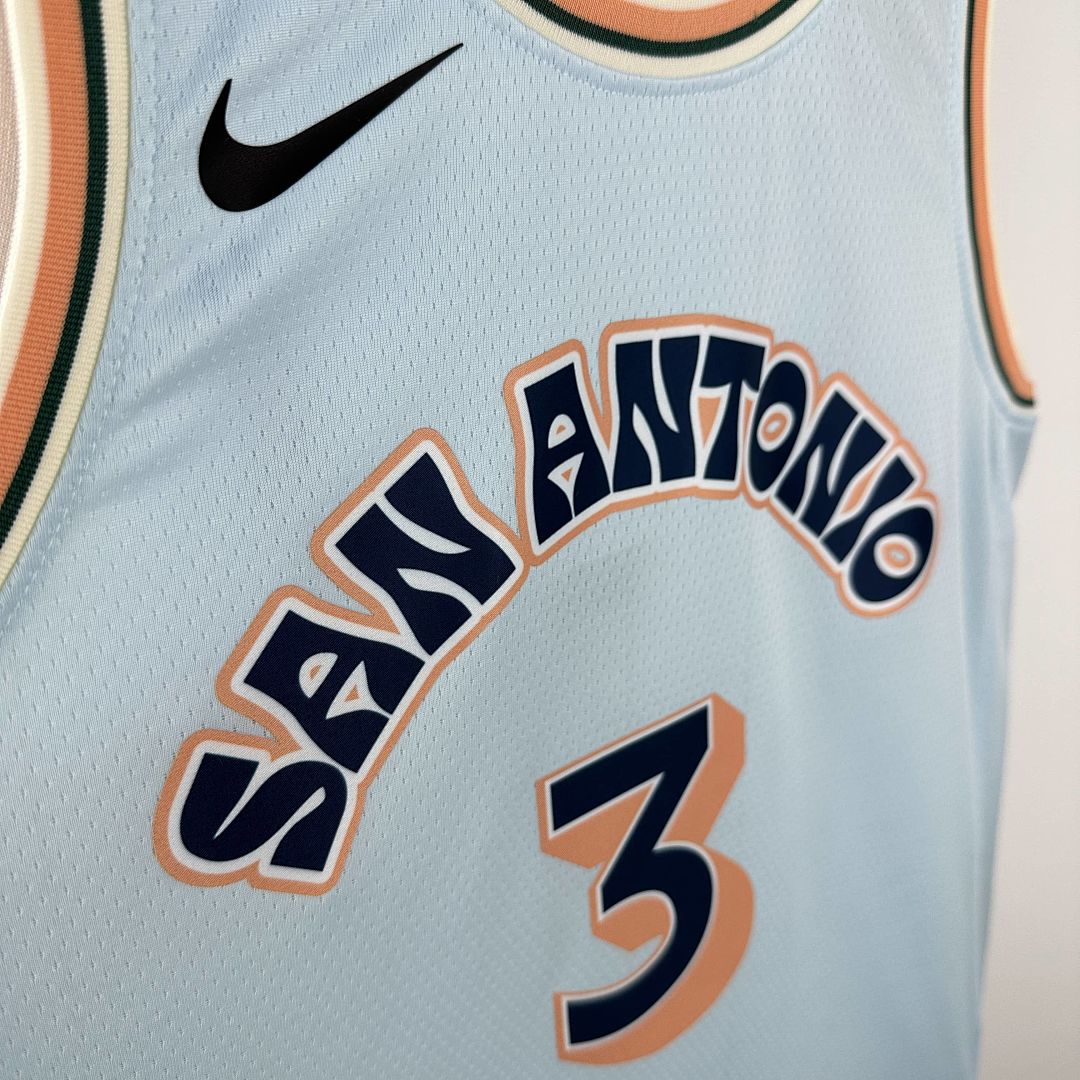2025 San Antonio Spurs Paul #3 City Edition NBA Jersey 6