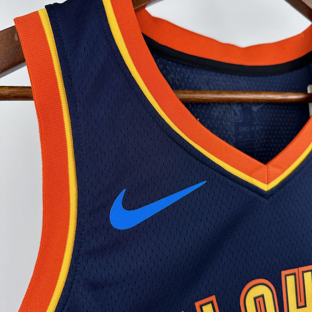 2025 Oklahoma City Thunder Williams #8 City Edition NBA Jersey 9