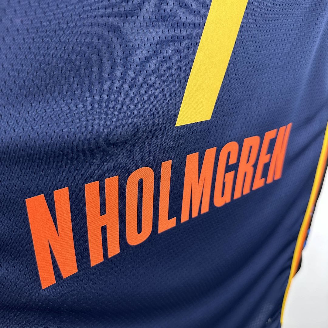 2025 Oklahoma City Thunder Nholmgren #7 City Edition NBA Jersey 5