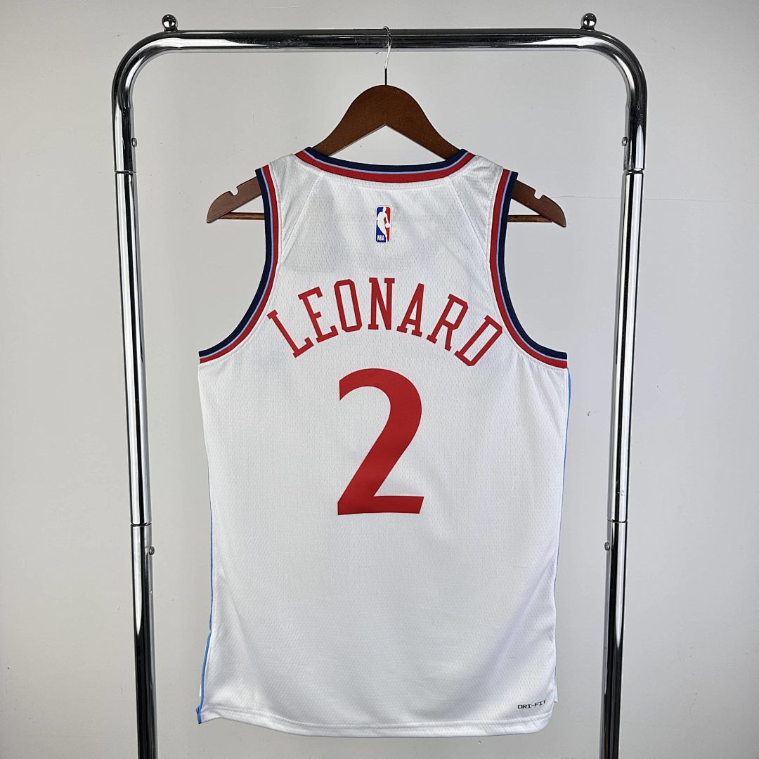 2025 LA Clippers Leonard #2 Association Edition NBA Jersey 10