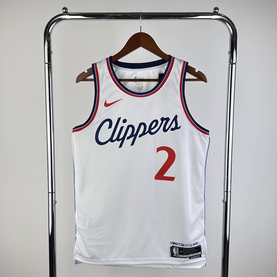2025 LA Clippers Leonard #2 Association Edition NBA Jersey 11