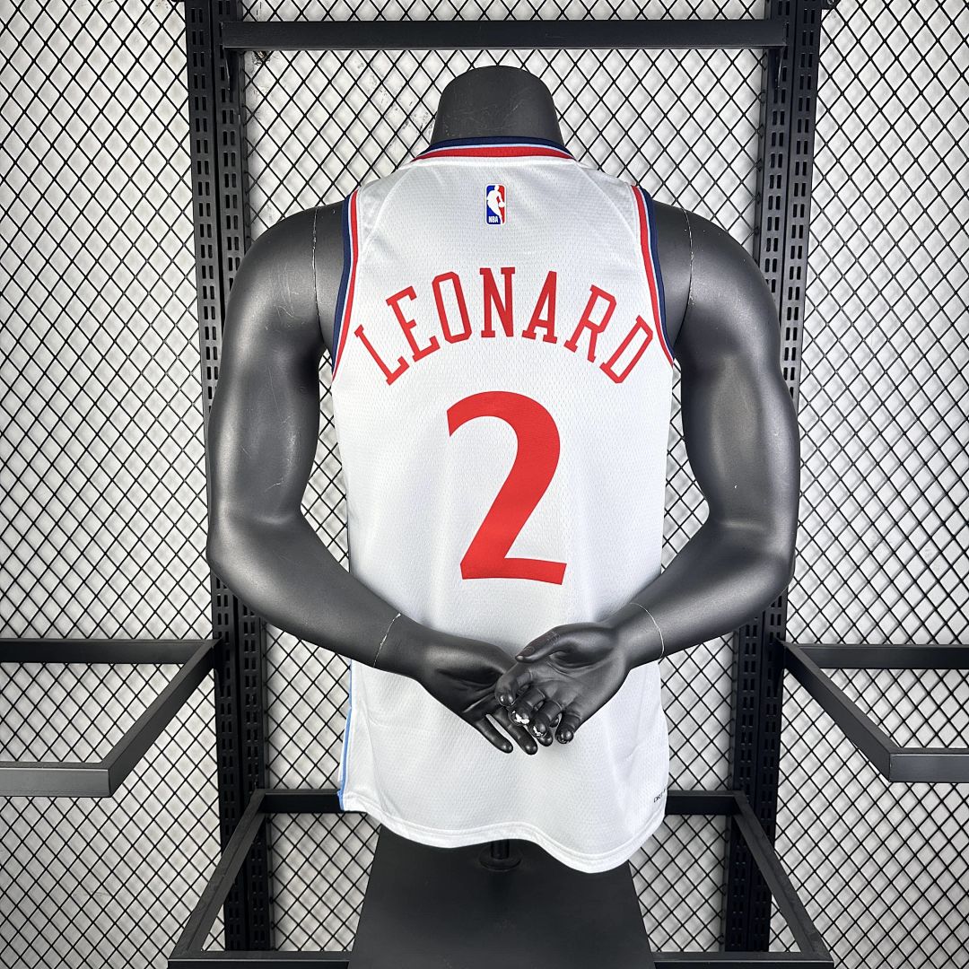2025 LA Clippers Leonard #2 Association Edition NBA Jersey 4