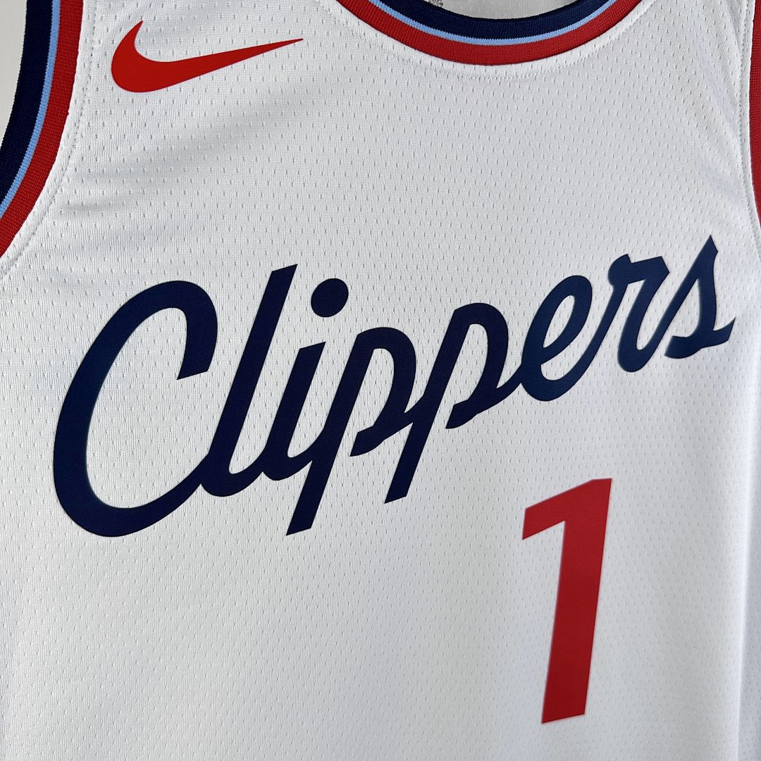 2025 LA Clippers Harden #1 Association Edition NBA Jersey 12