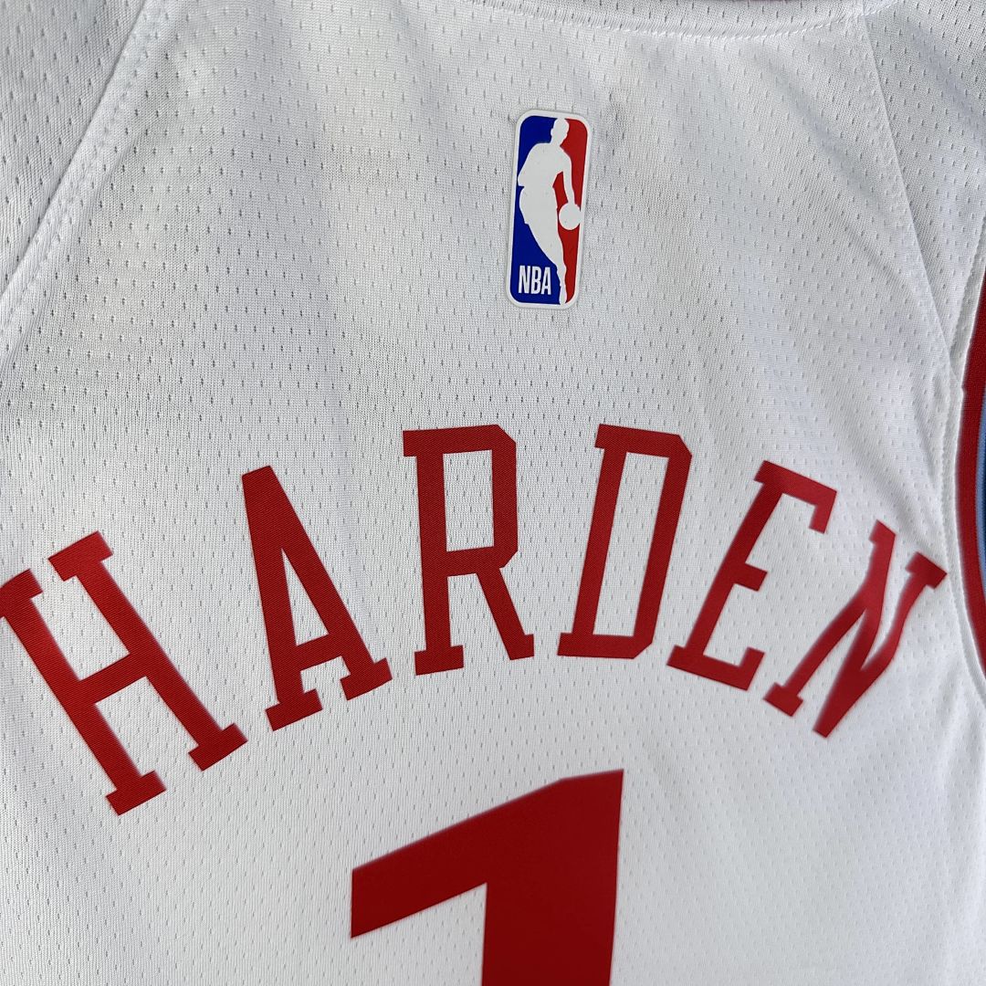 2025 LA Clippers Harden #1 Association Edition NBA Jersey 6