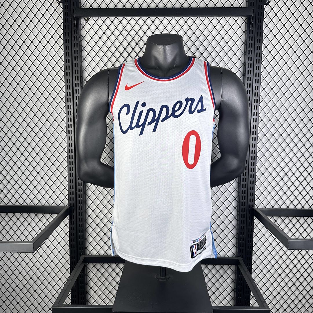 2025 LA Clippers Westbrook #0 Association Edition NBA Jersey