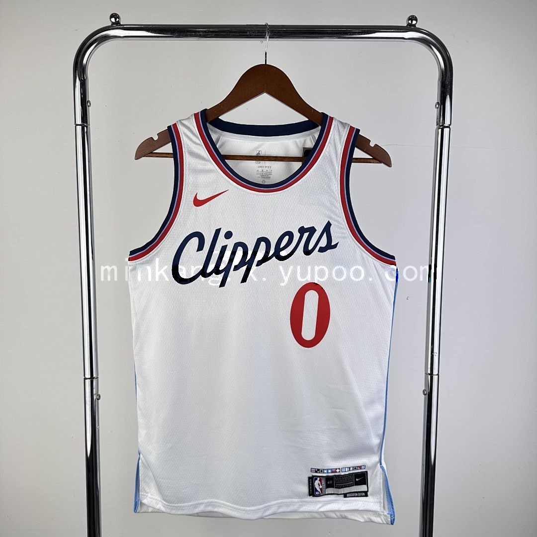 2025 LA Clippers Westbrook #0 Association Edition NBA camiseta 4