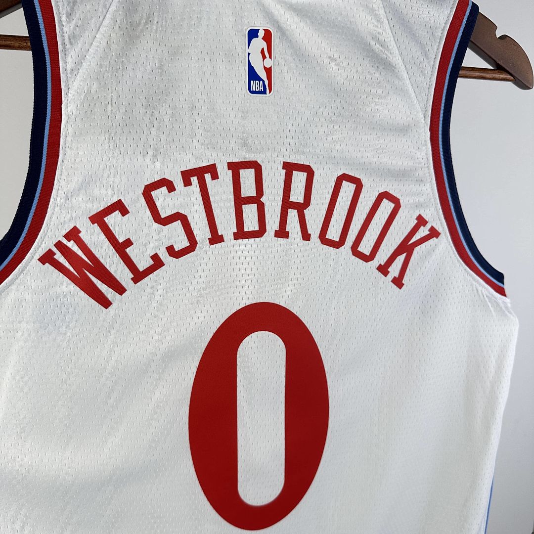 2025 LA Clippers Westbrook #0 Association Edition NBA camiseta 7