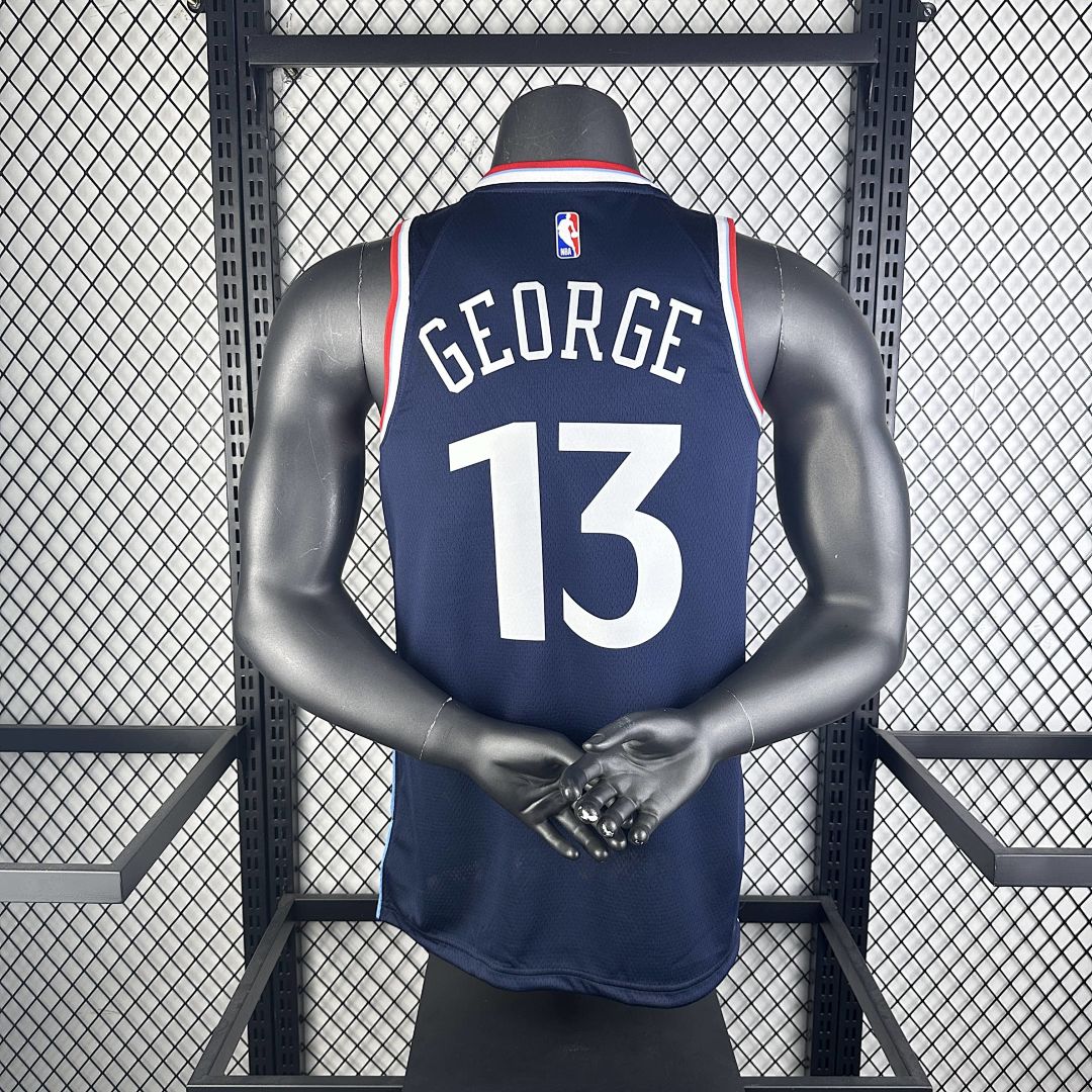2025 LA Clippers George #13 Icon Edition NBA Jersey 4