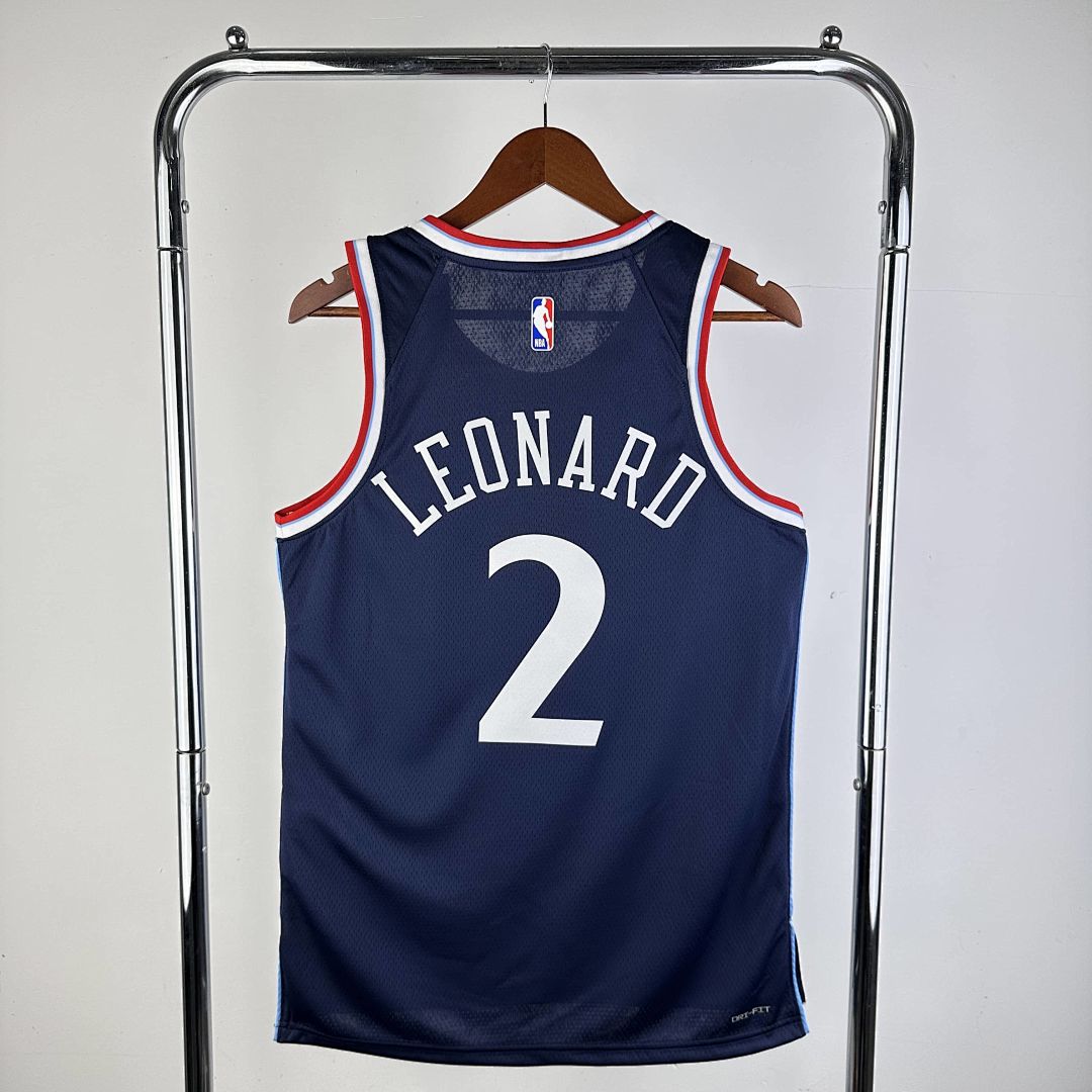 2025 LA Clippers Leonard #2 Icon Edition NBA Jersey 12