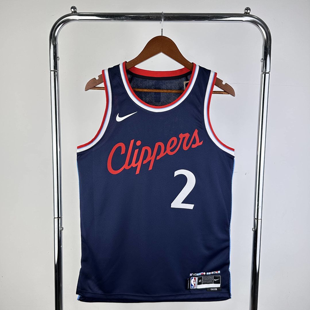 2025 LA Clippers Leonard #2 Icon Edition NBA Jersey 13
