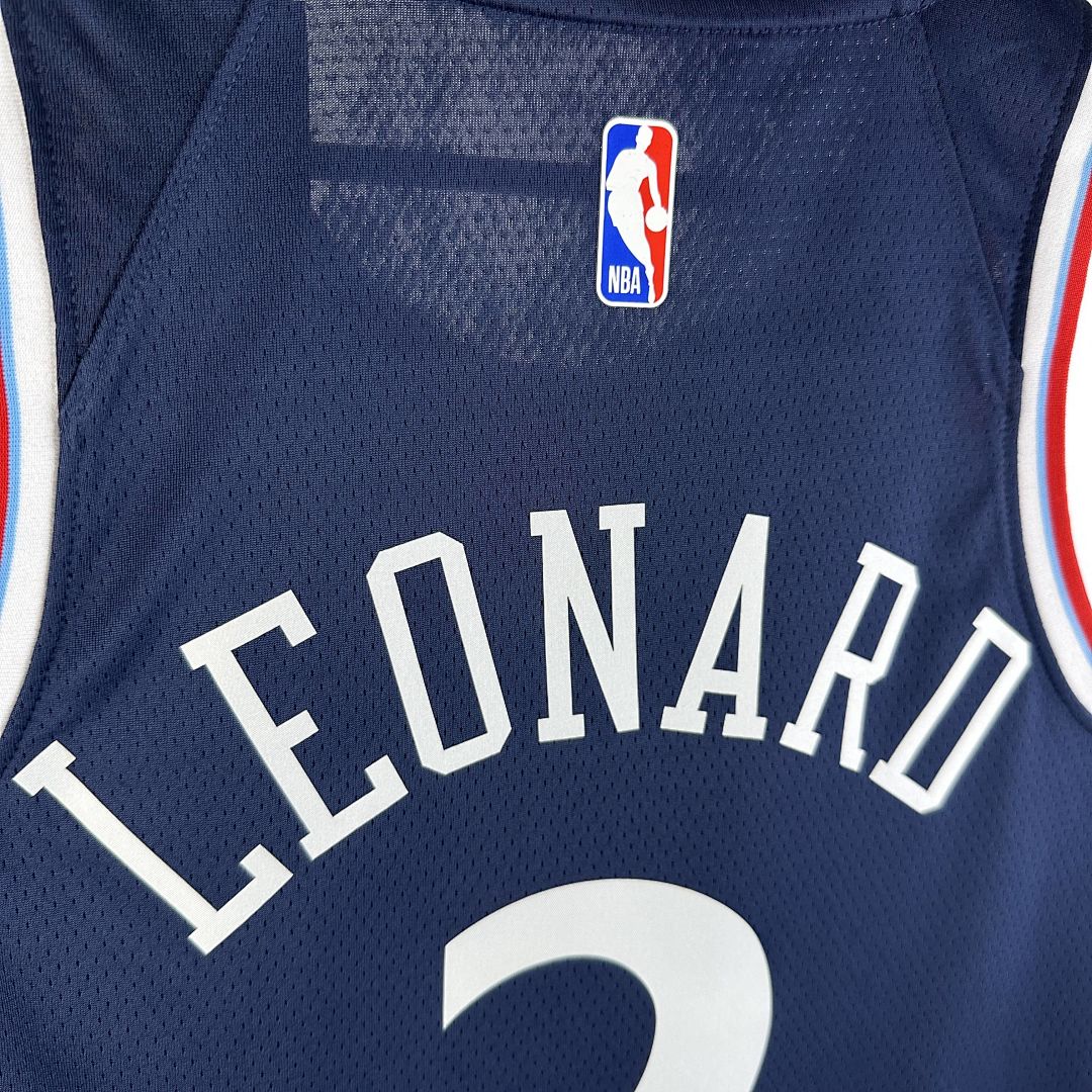 2025 LA Clippers Leonard #2 Icon Edition NBA Jersey 5