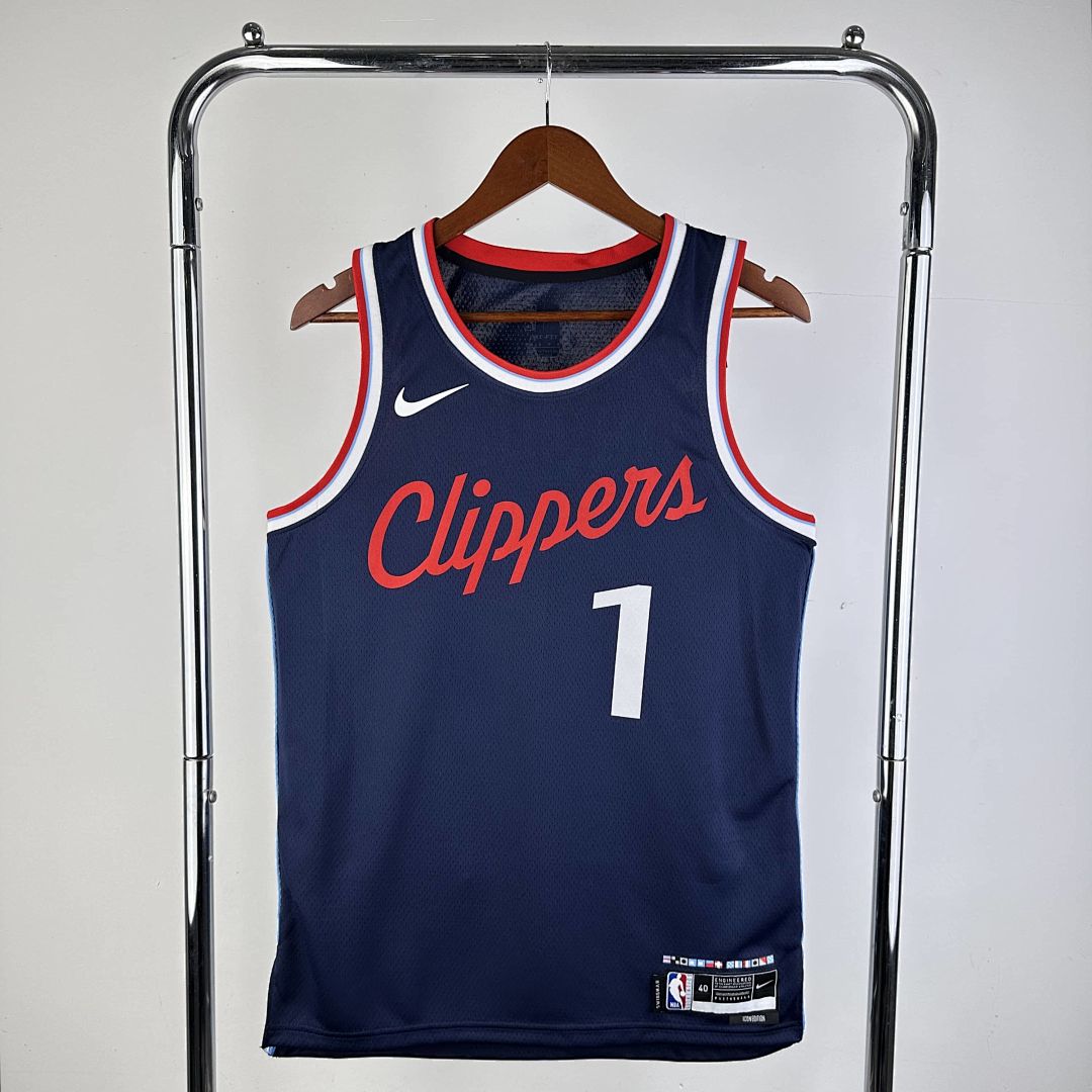 2025 LA Clippers Harden #1 Icon Edition NBA Jersey 13