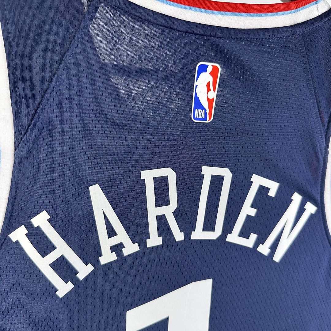 2025 LA Clippers Harden #1 Icon Edition NBA Jersey 5