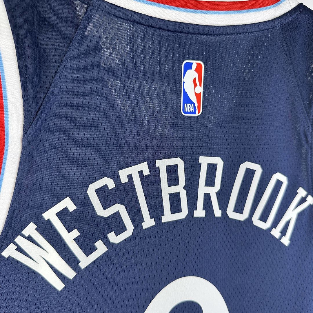 2025 LA Clippers Westbrook #0 Icon Edition NBA Jersey 5