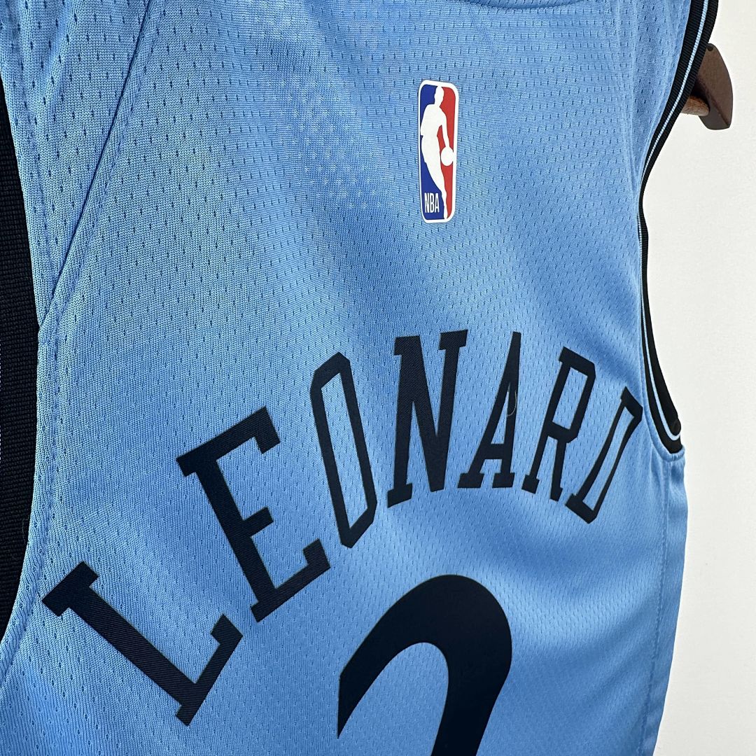2025 LA Clippers Leonard #2 City Edition NBA camiseta 4