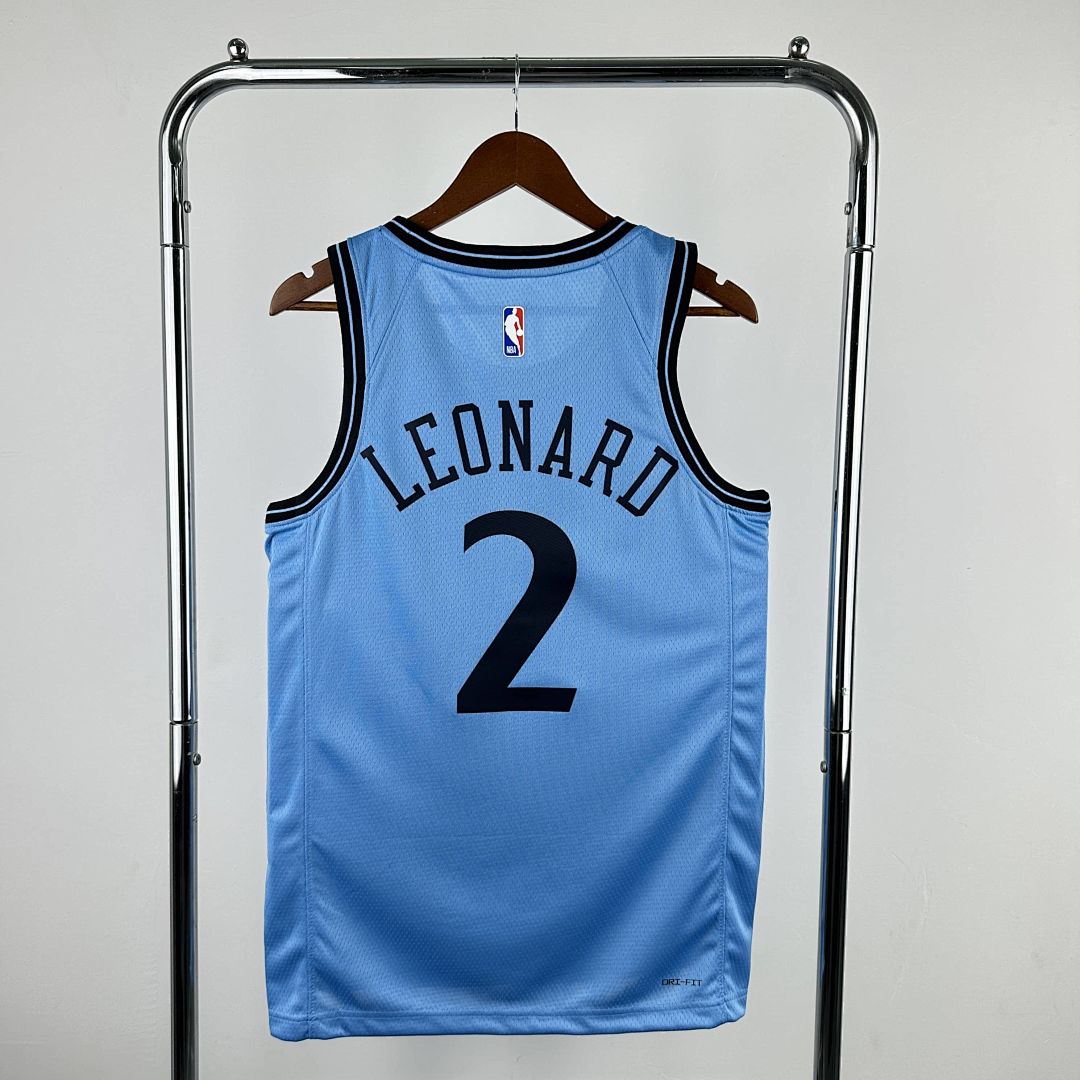 2025 LA Clippers Leonard #2 City Edition NBA camiseta 9