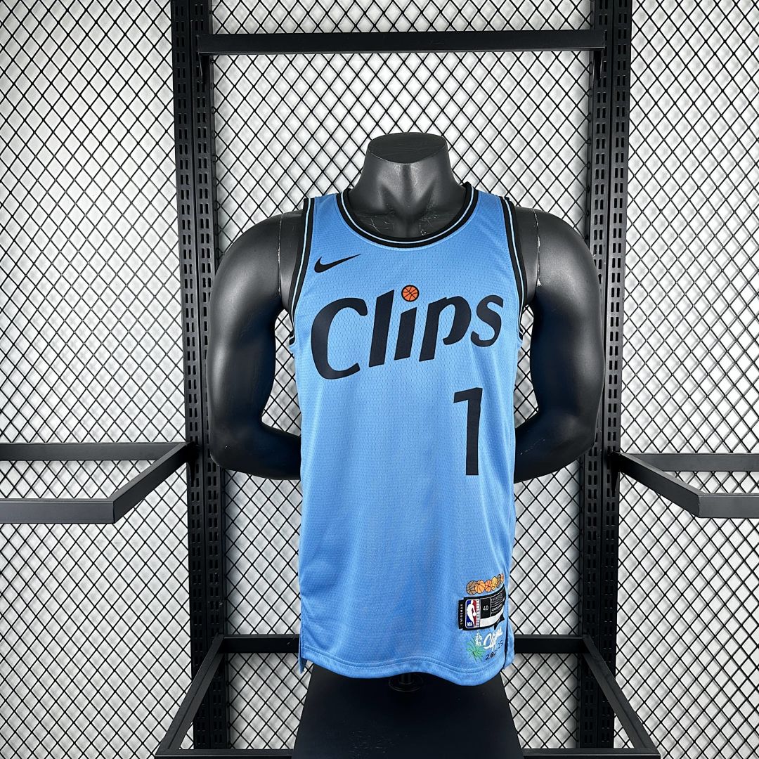 2025 LA Clippers Harden #1 City Edition NBA Jersey