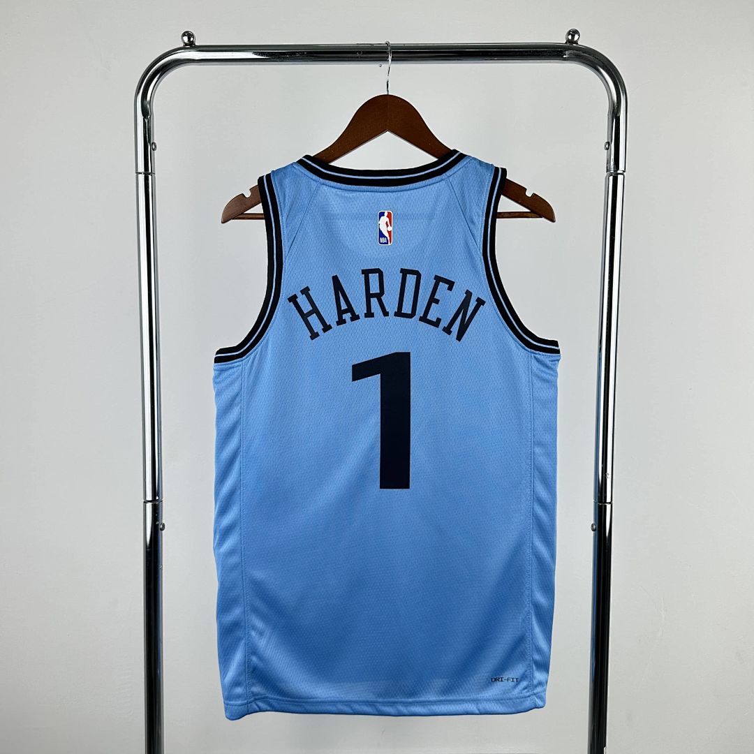 2025 LA Clippers Harden #1 City édition NBA maillot 10