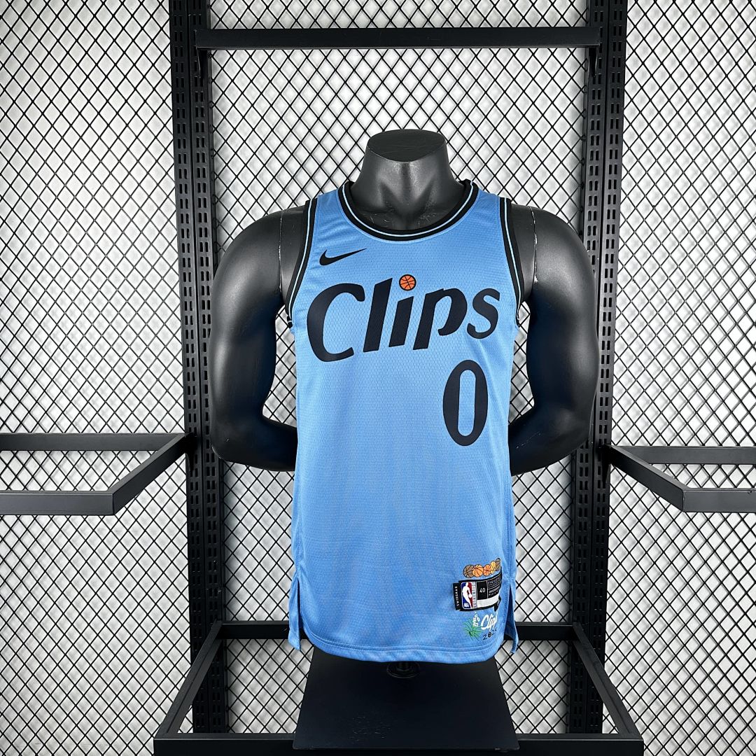 2025 LA Clippers Westbrook #0 City Edition NBA Jersey