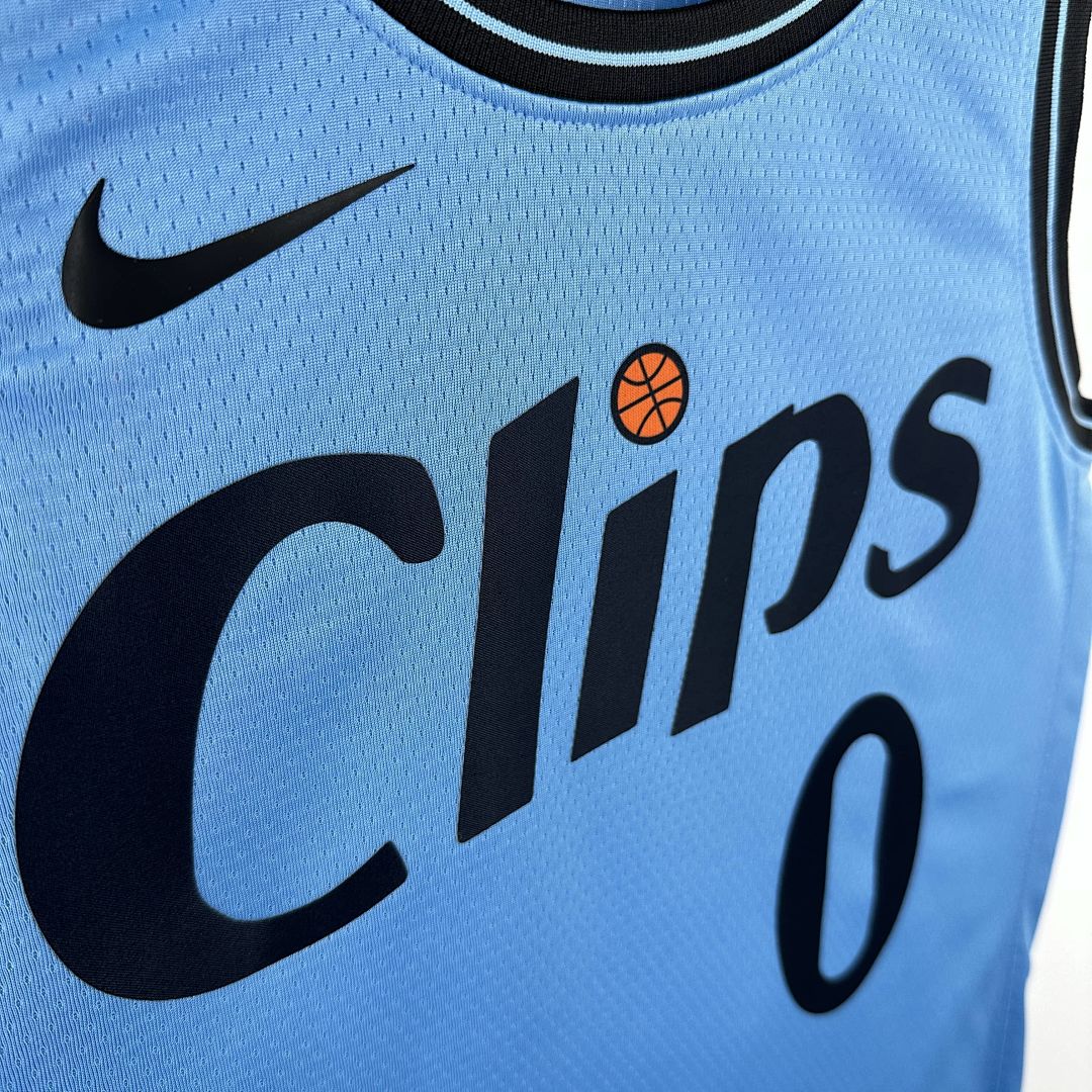 2025 LA Clippers Westbrook #0 City Edition NBA Jersey 7