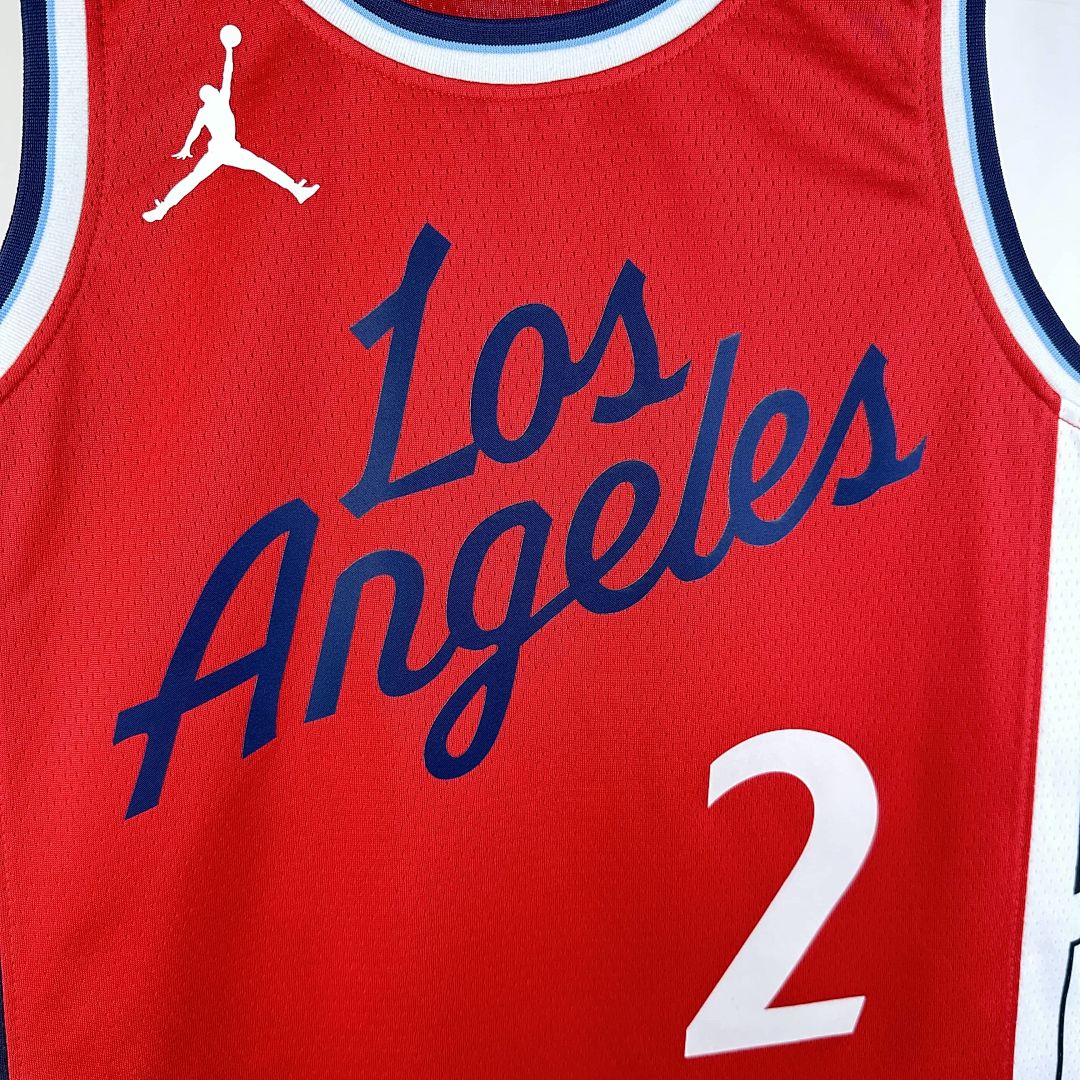 2025 LA Clippers Leonard #2 Statement édition NBA maillot 14