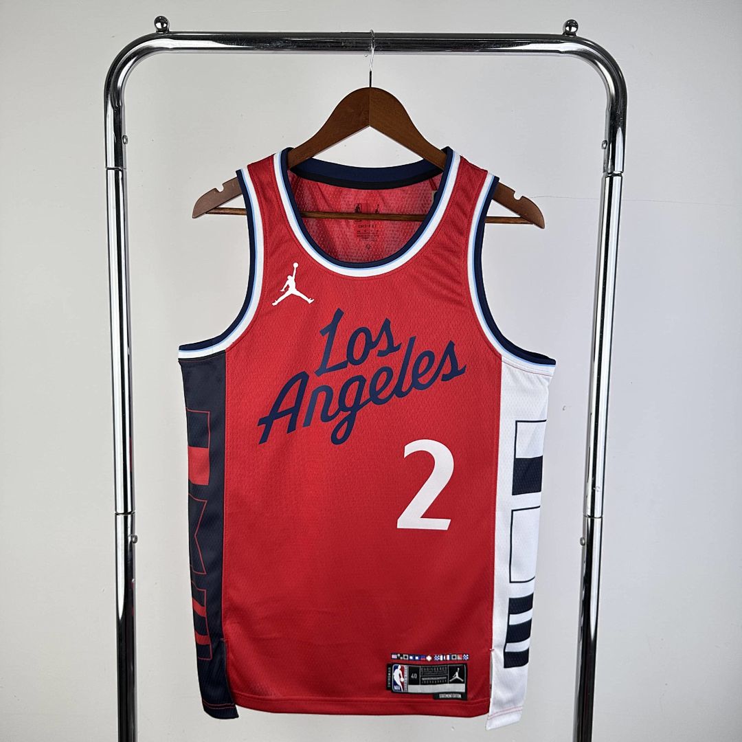 2025 LA Clippers Leonard #2 Statement édition NBA maillot 16