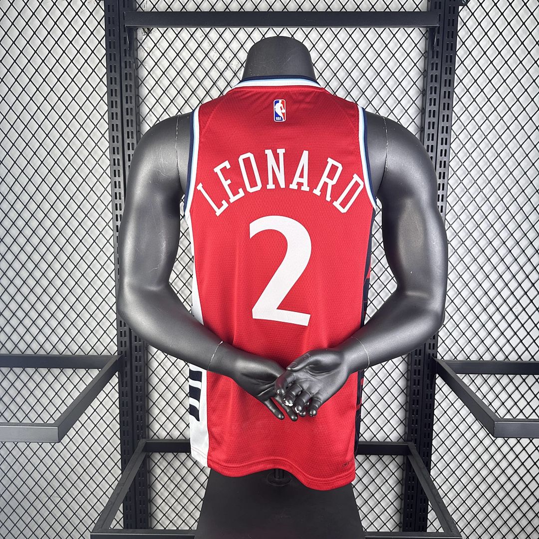 2025 LA Clippers Leonard #2 Statement édition NBA maillot 5