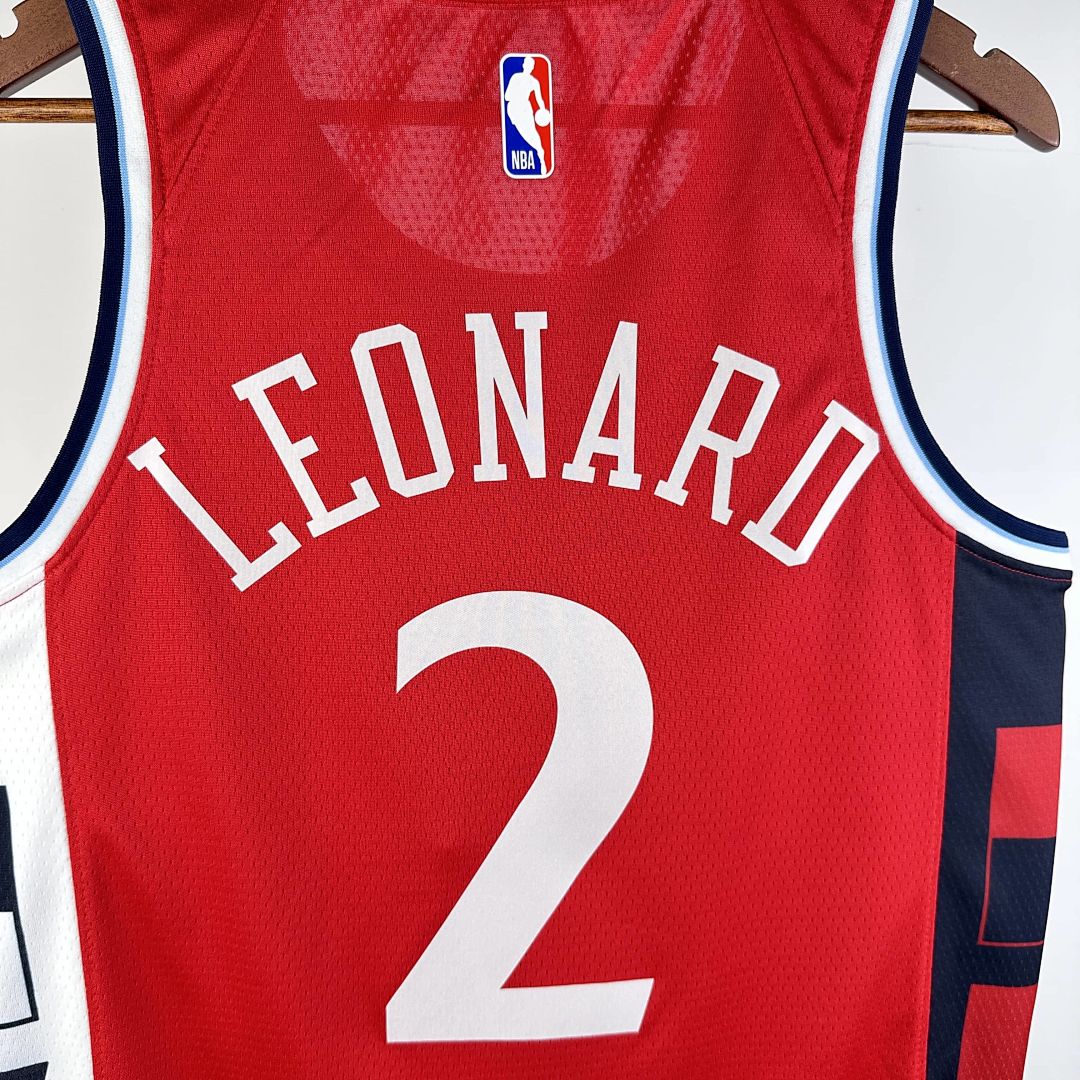 2025 LA Clippers Leonard #2 Statement édition NBA maillot 7