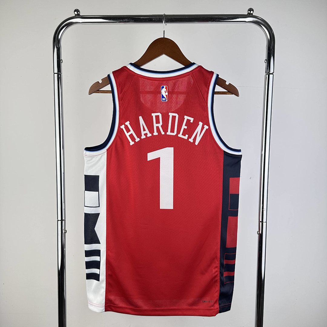 2025 LA Clippers Harden #1 Statement Edition NBA Jersey 13