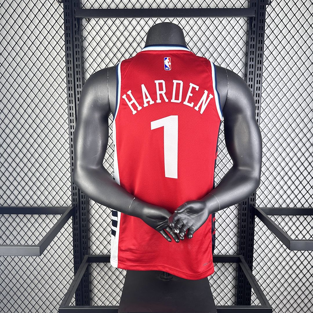 2025 LA Clippers Harden #1 Statement Edition NBA Jersey 4