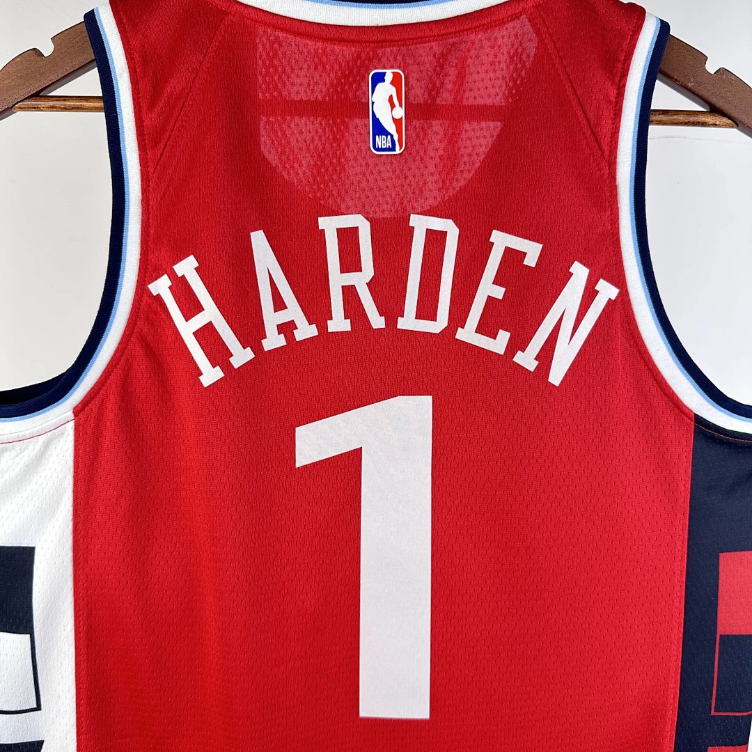 2025 LA Clippers Harden #1 Statement Edition NBA Jersey 6