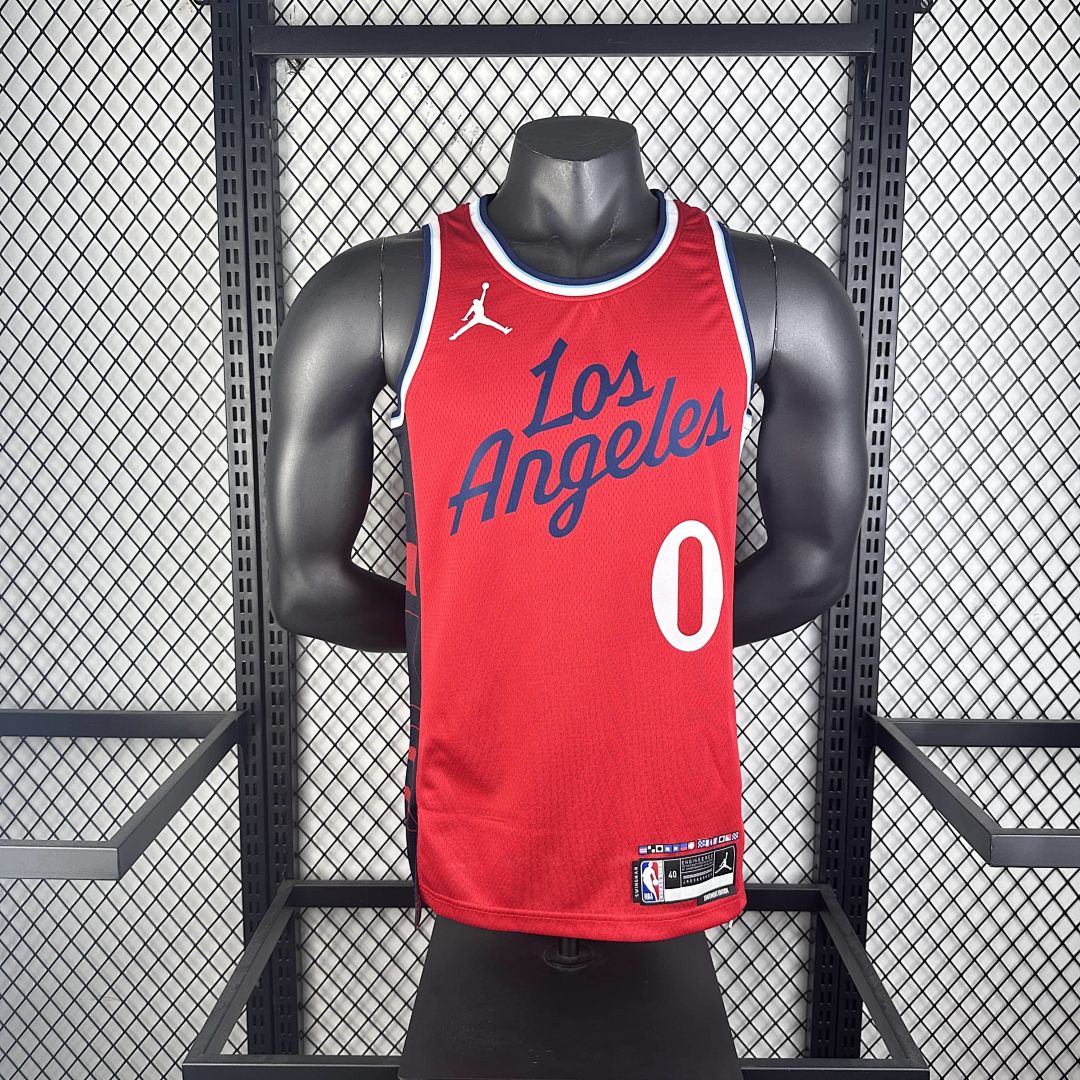 2025 LA Clippers Westbrook #0 Statement Edition NBA Jersey