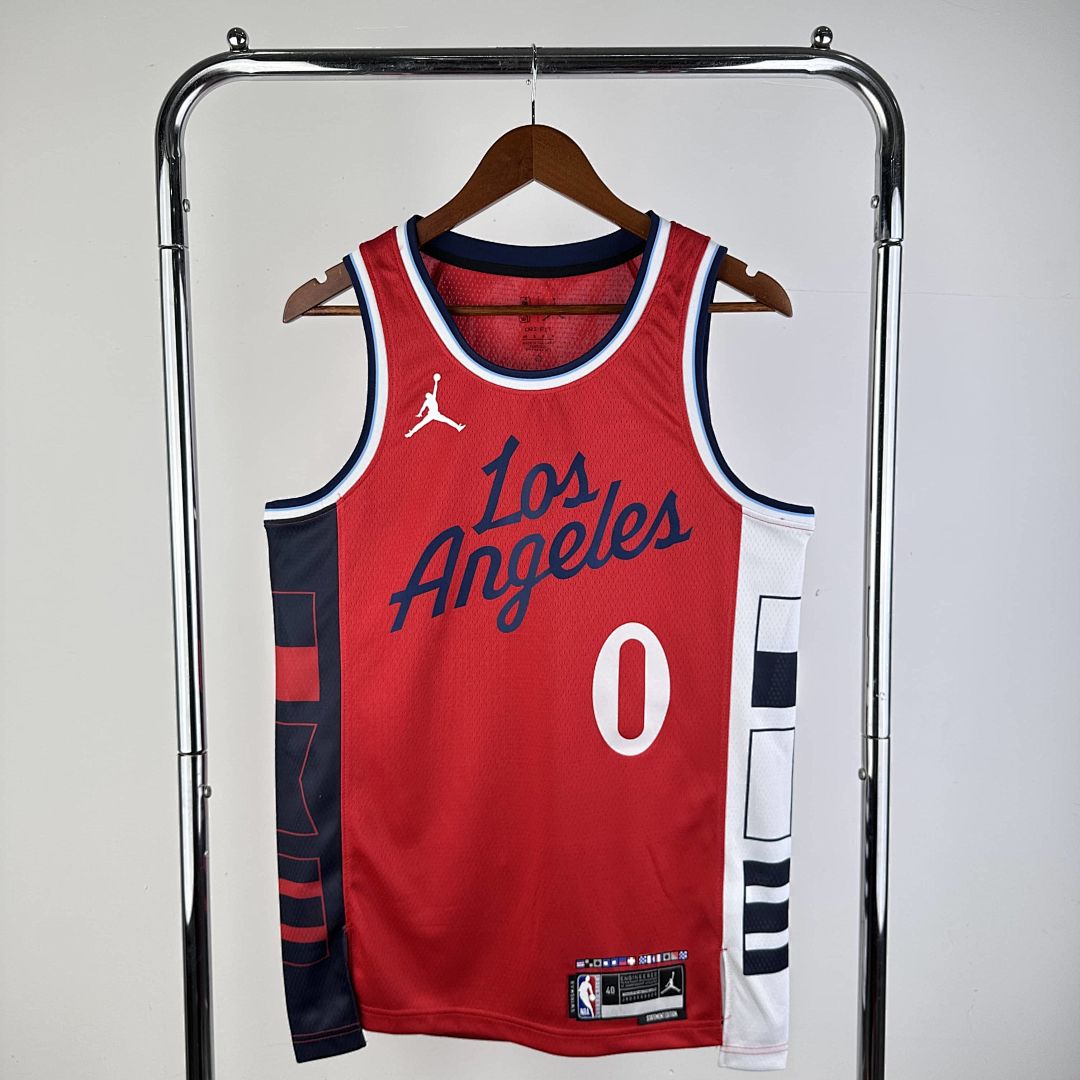 2025 LA Clippers Westbrook #0 Statement Edition NBA Jersey 16