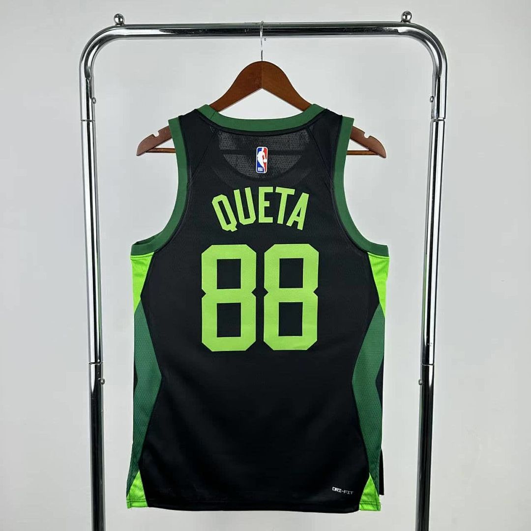 2025 Boston Celtics Queta #88 City édition NBA maillot 3