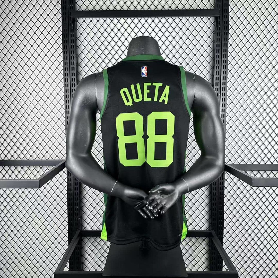 2025 Boston Celtics Queta #88 City édition NBA maillot 4