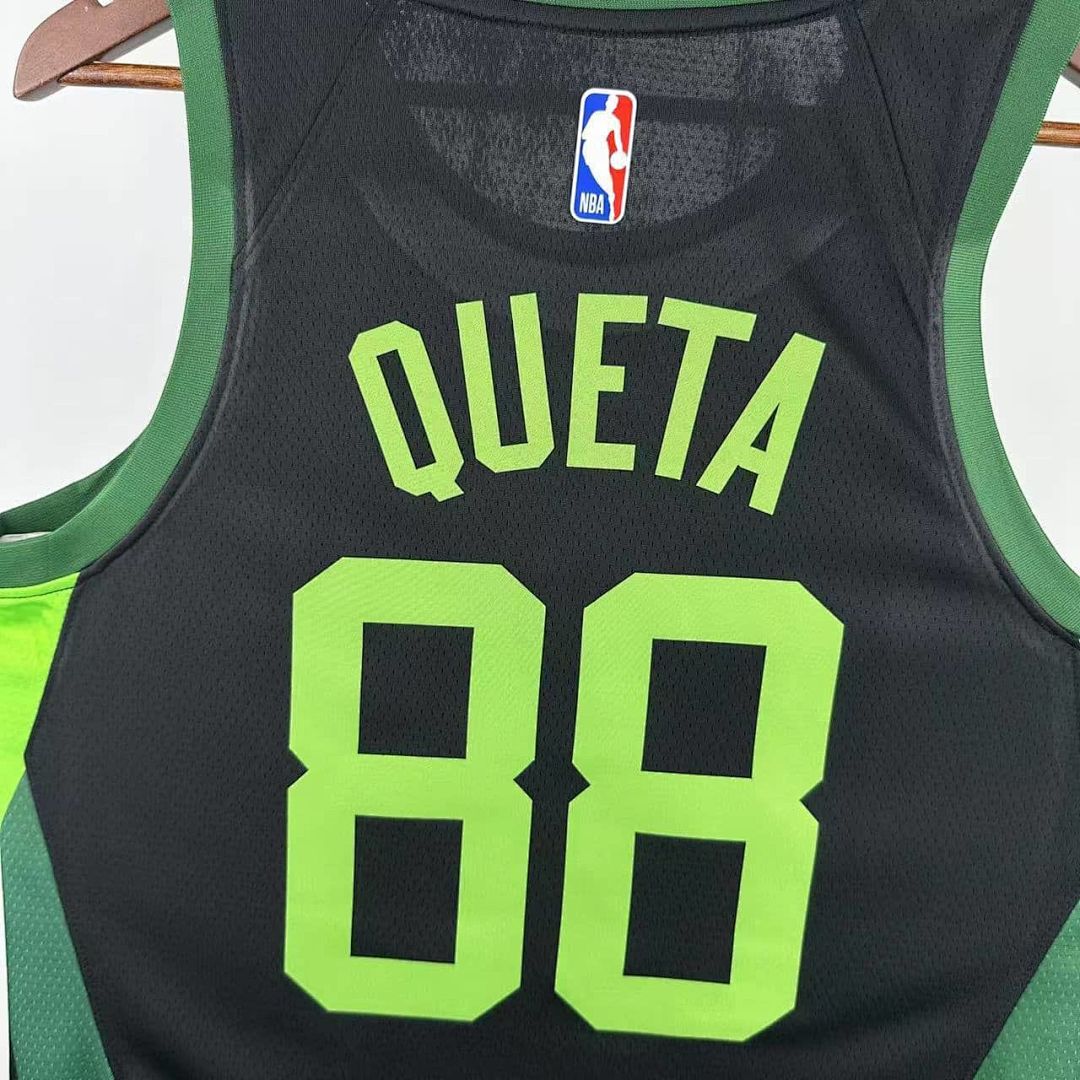 2025 Boston Celtics Queta #88 City édition NBA maillot 6