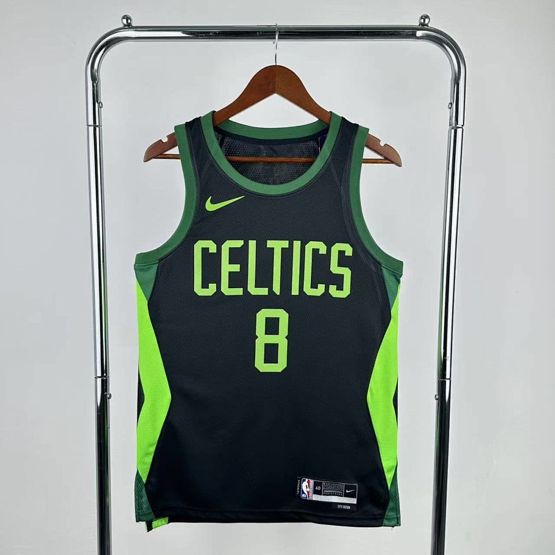 2025 Boston Celtics Porzingis #8 City Edition NBA camiseta 2