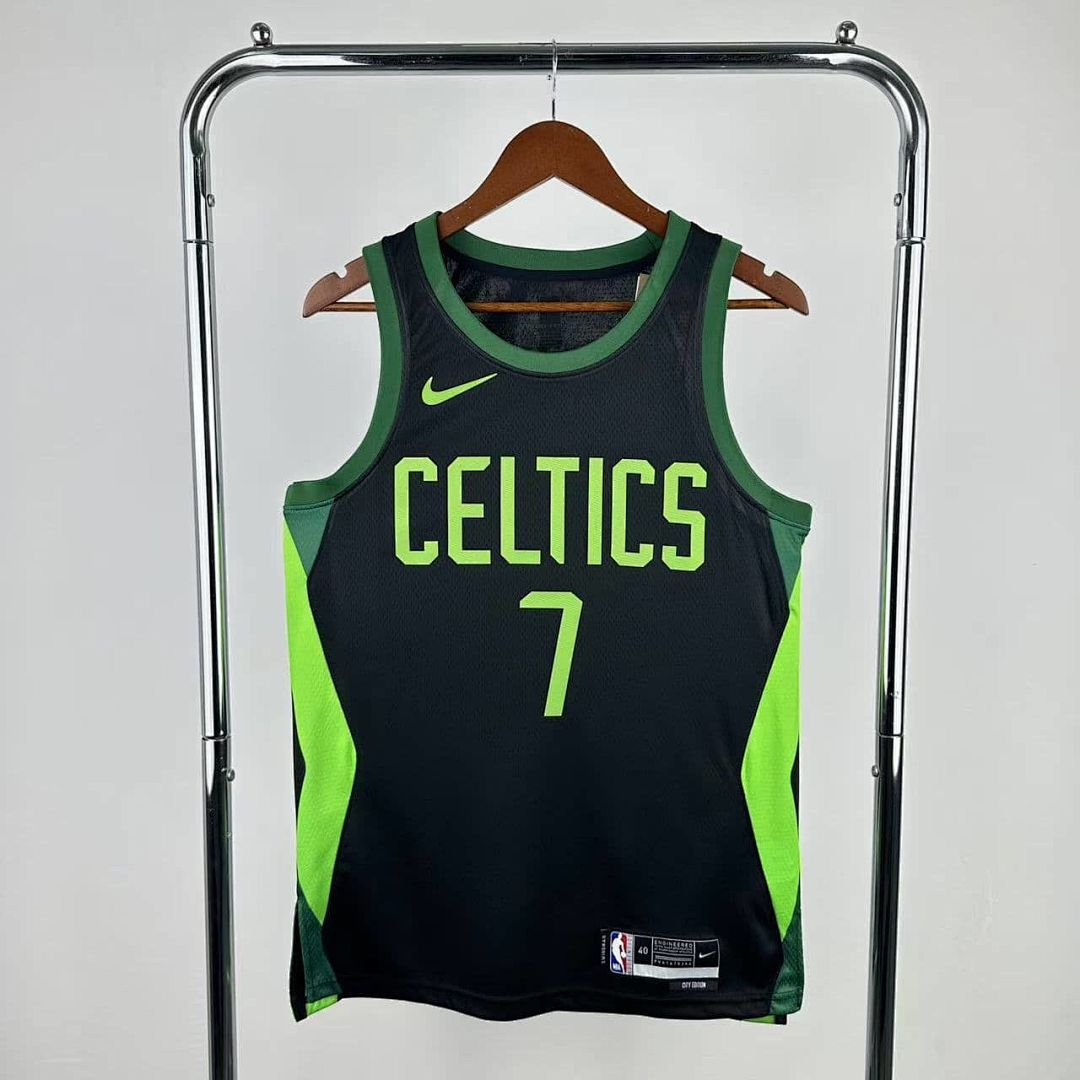 2025 Boston Celtics Brown #7 City Edition NBA Jersey 2