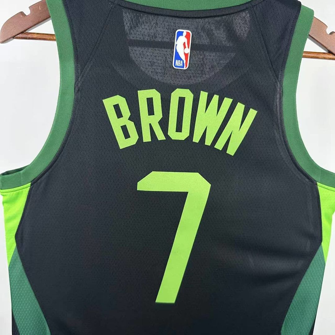 2025 Boston Celtics Brown #7 City Edition NBA Jersey 8