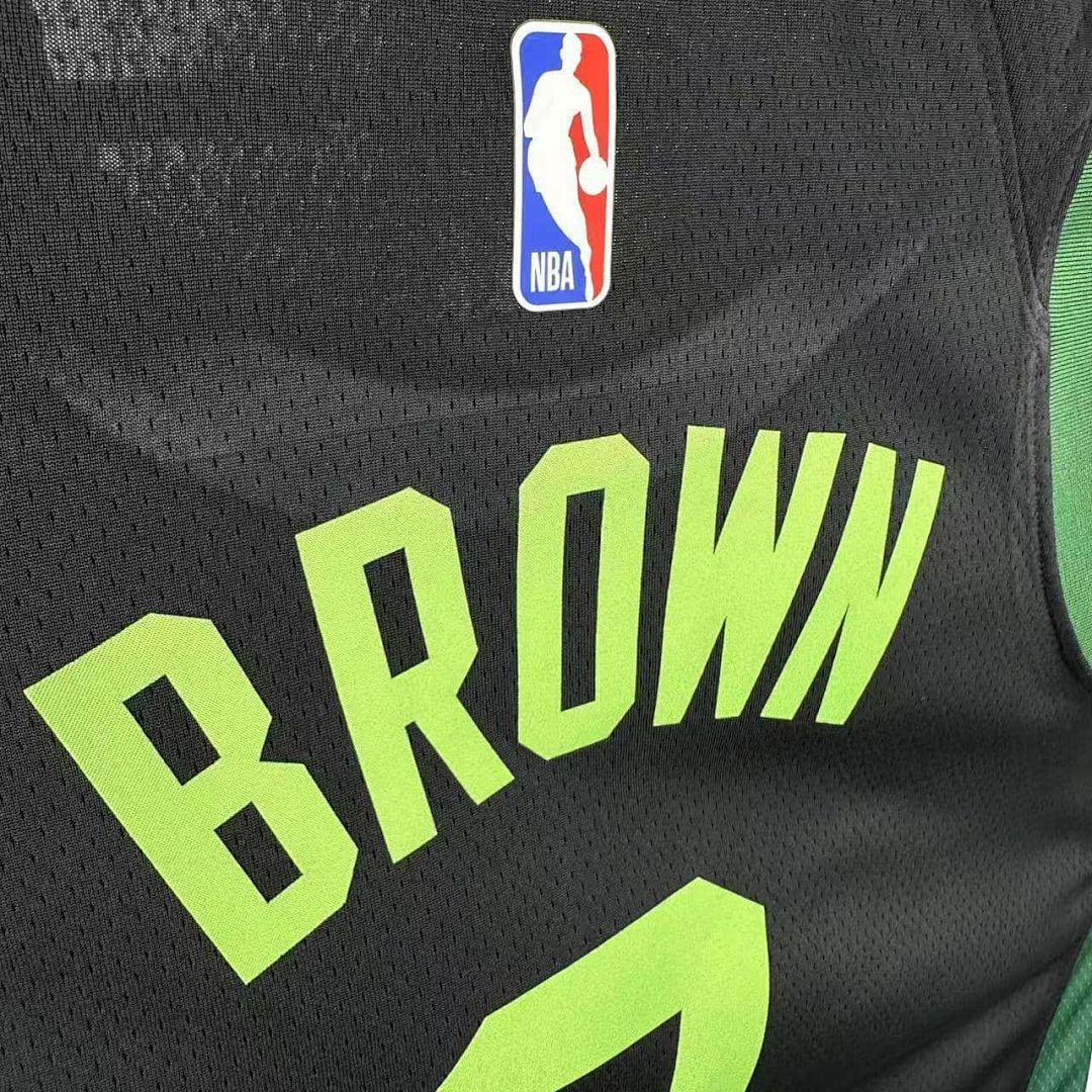 2025 Boston Celtics Brown #7 City Edition NBA Jersey 9