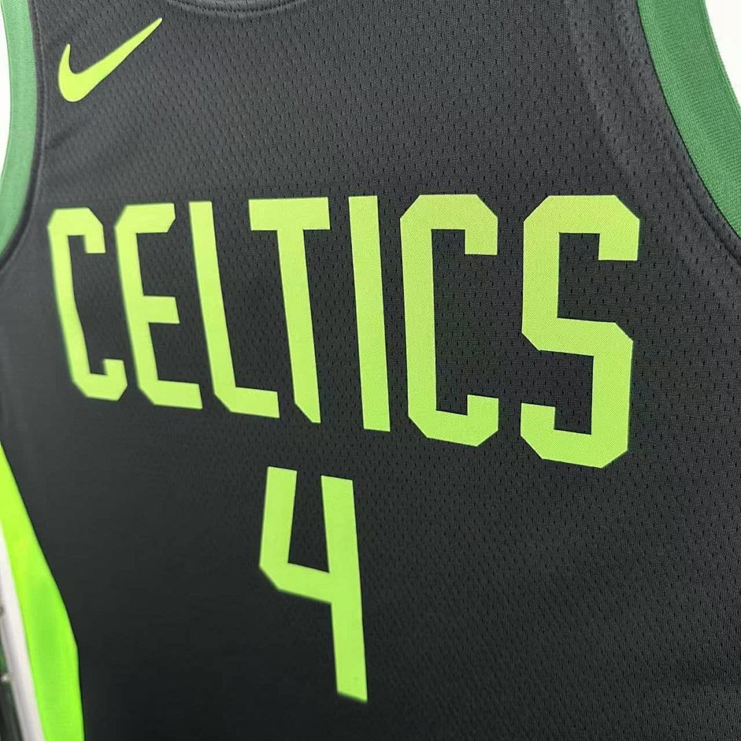 2025 Boston Celtics Holiday #4 City Edition NBA Jersey 5