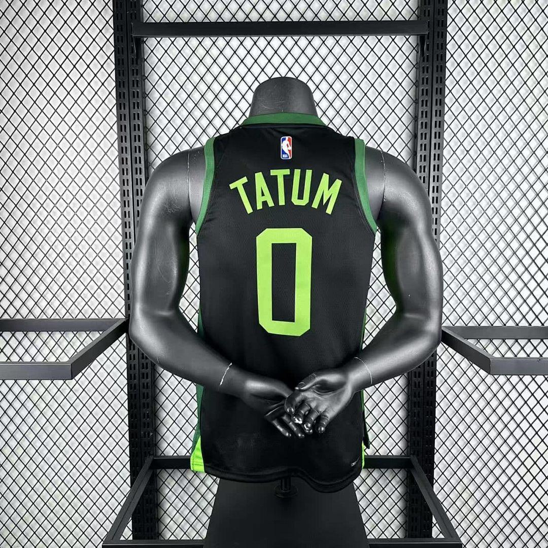 2025 Boston Celtics Tatum #0 City Edition NBA Jersey 4