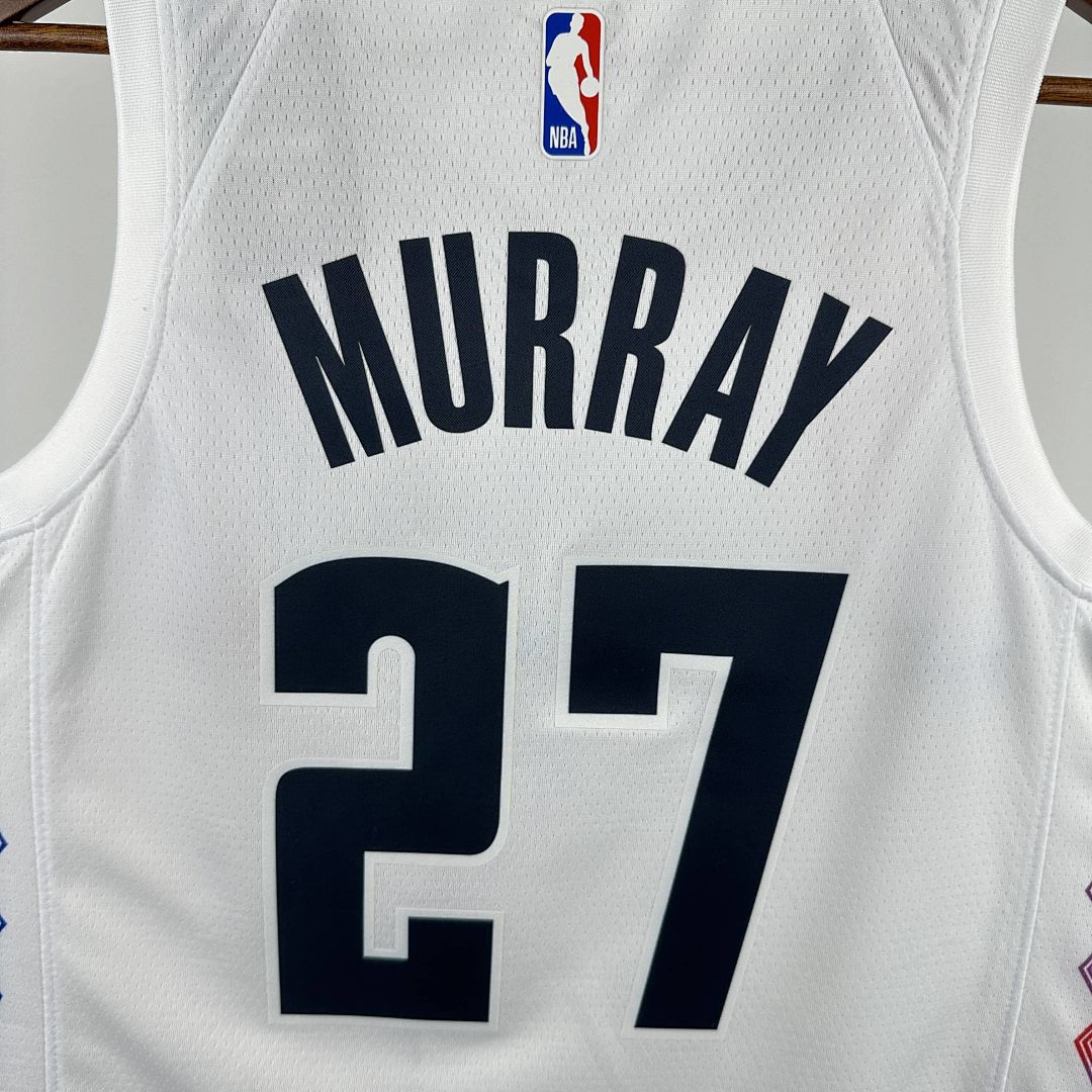 2025 Denver Nuggets Murray #27 City Edition NBA Jersey 4