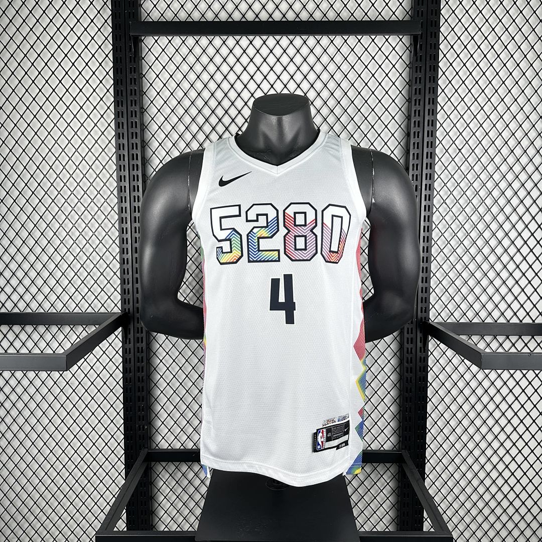 2025 Denver Nuggets Westbrook #4 City Edition NBA Jersey