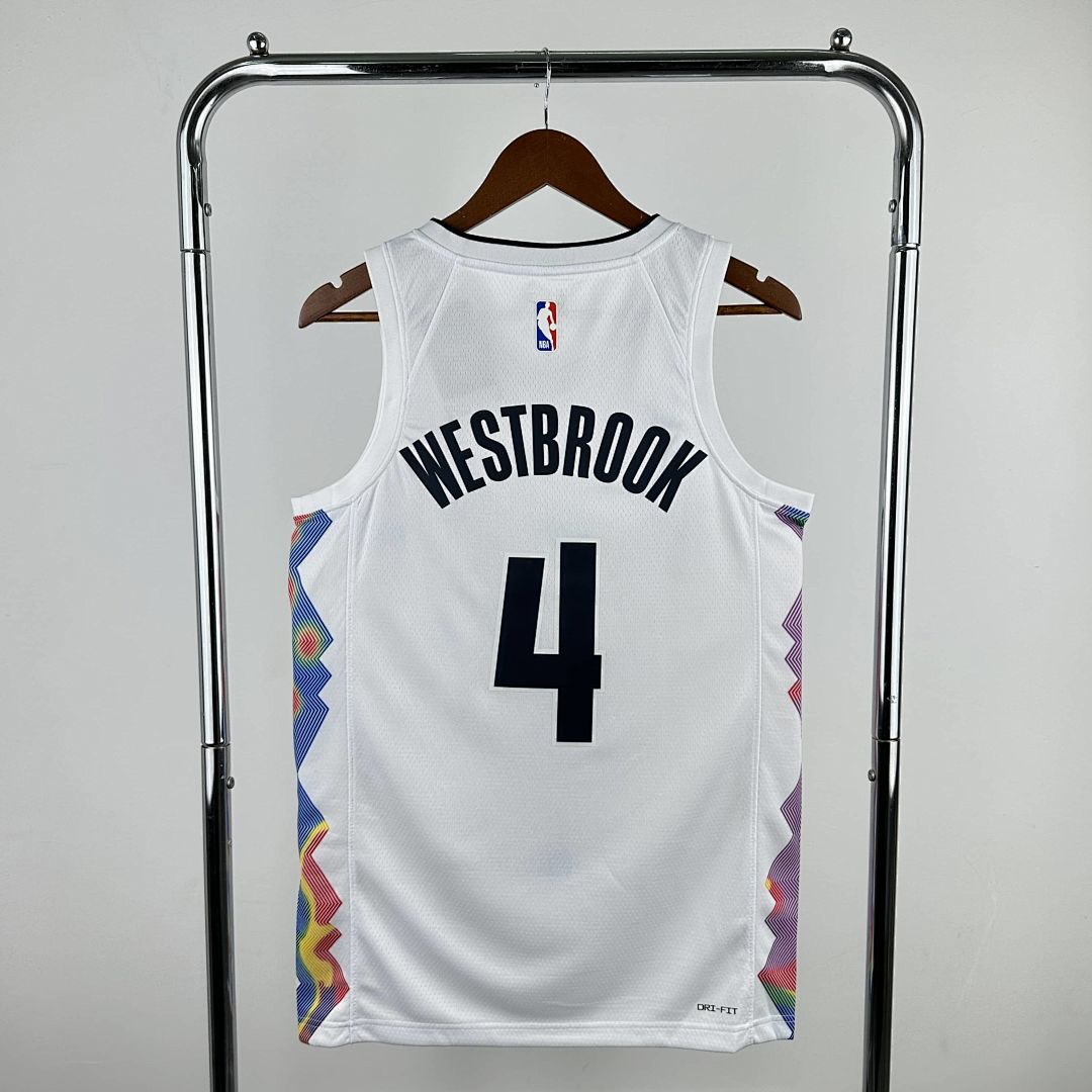 2025 Denver Nuggets Westbrook #4 City édition NBA maillot 10